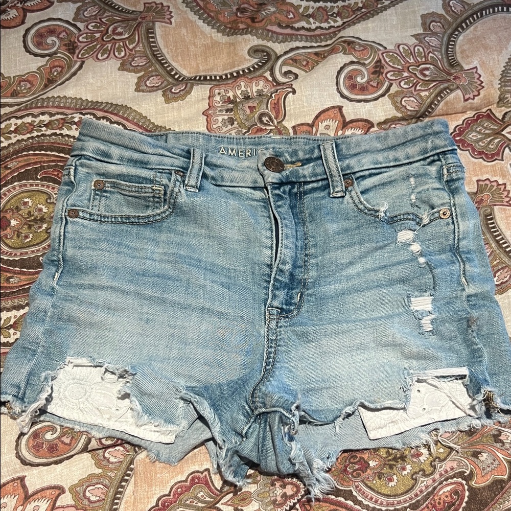 American Eagle Blue Denim Shorts